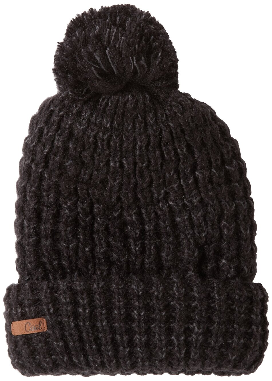 7463 Kate Beanie Hat, Heather Black, One Size
